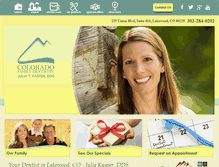 Tablet Screenshot of cofamilydentistry.com